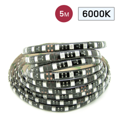 LED-Streifen 5m kaltweiß 6000K
