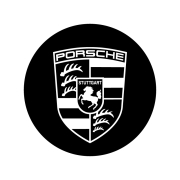 Porsche Türbeleuchtung mit Logo