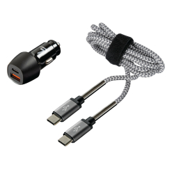 Ladegerät Qualcomm QC 3.0 mit USB C Kabel 12/24V