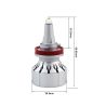LED H9 H11 loupe